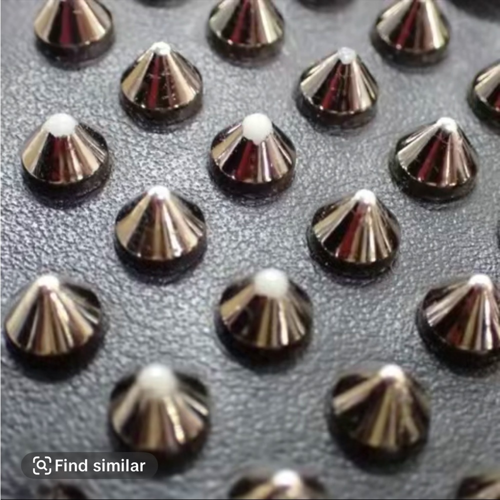 Christian Louboutin Black Studded Wallet - Picture 8 of 9